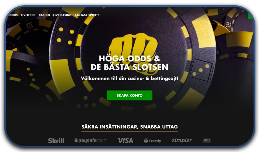 Sveriges bästa casino Spinland börjar