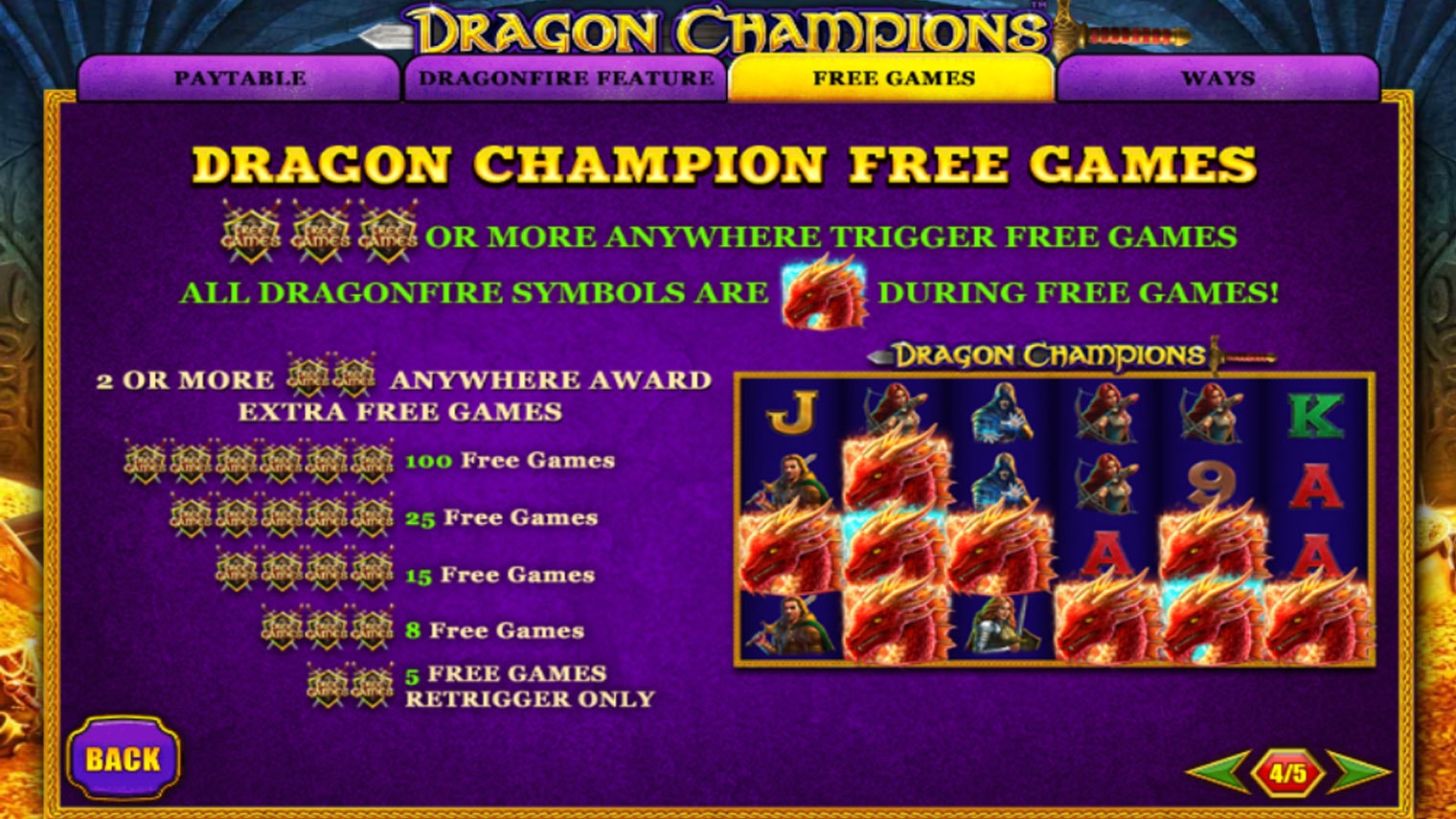 Video Dragon Champions slot flintstones