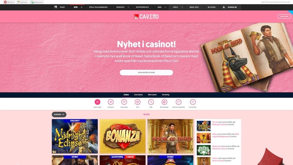Norsk casino bankid spela maniacs