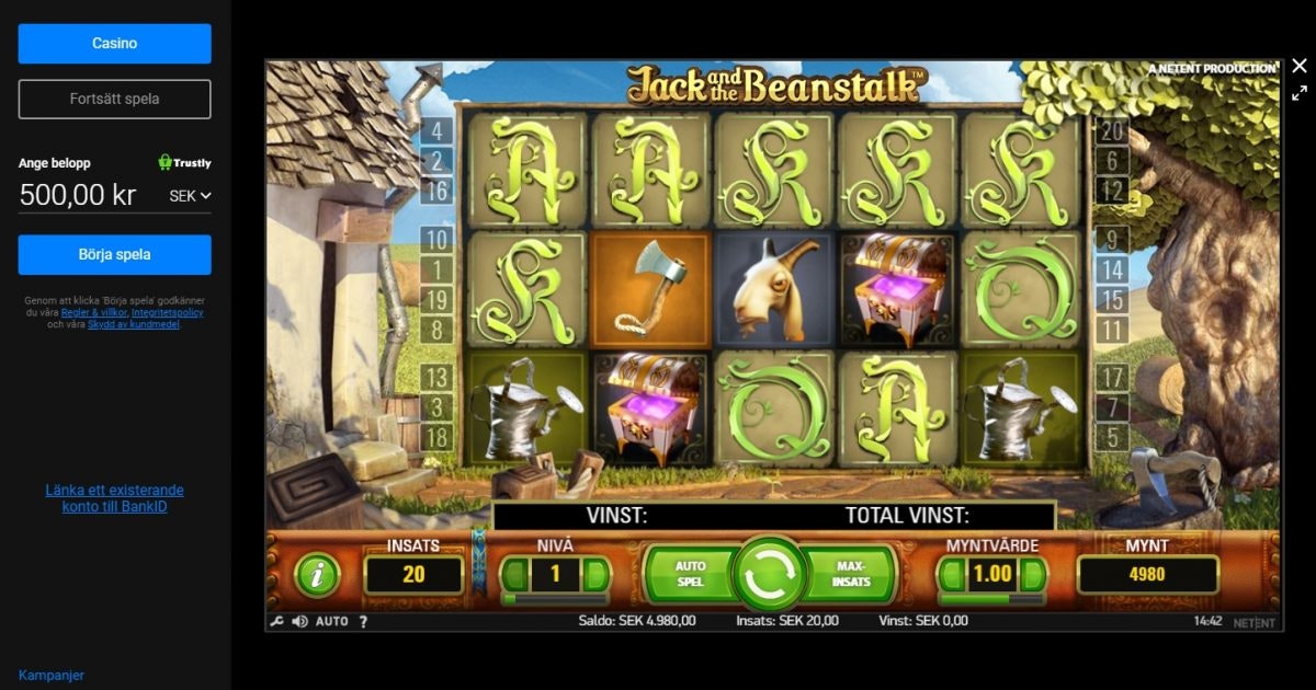 Landbaserat casino i payback
